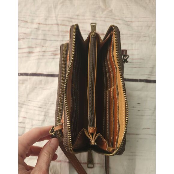 Patricia Nash Blooming Tulips Small Crossbody - Picture 6 of 7